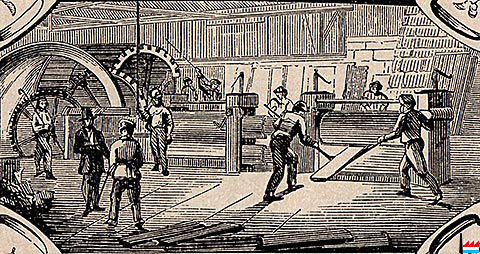 laminoir, Walzwerk 1854
